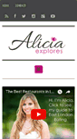 Mobile Screenshot of aliciaexplores.com